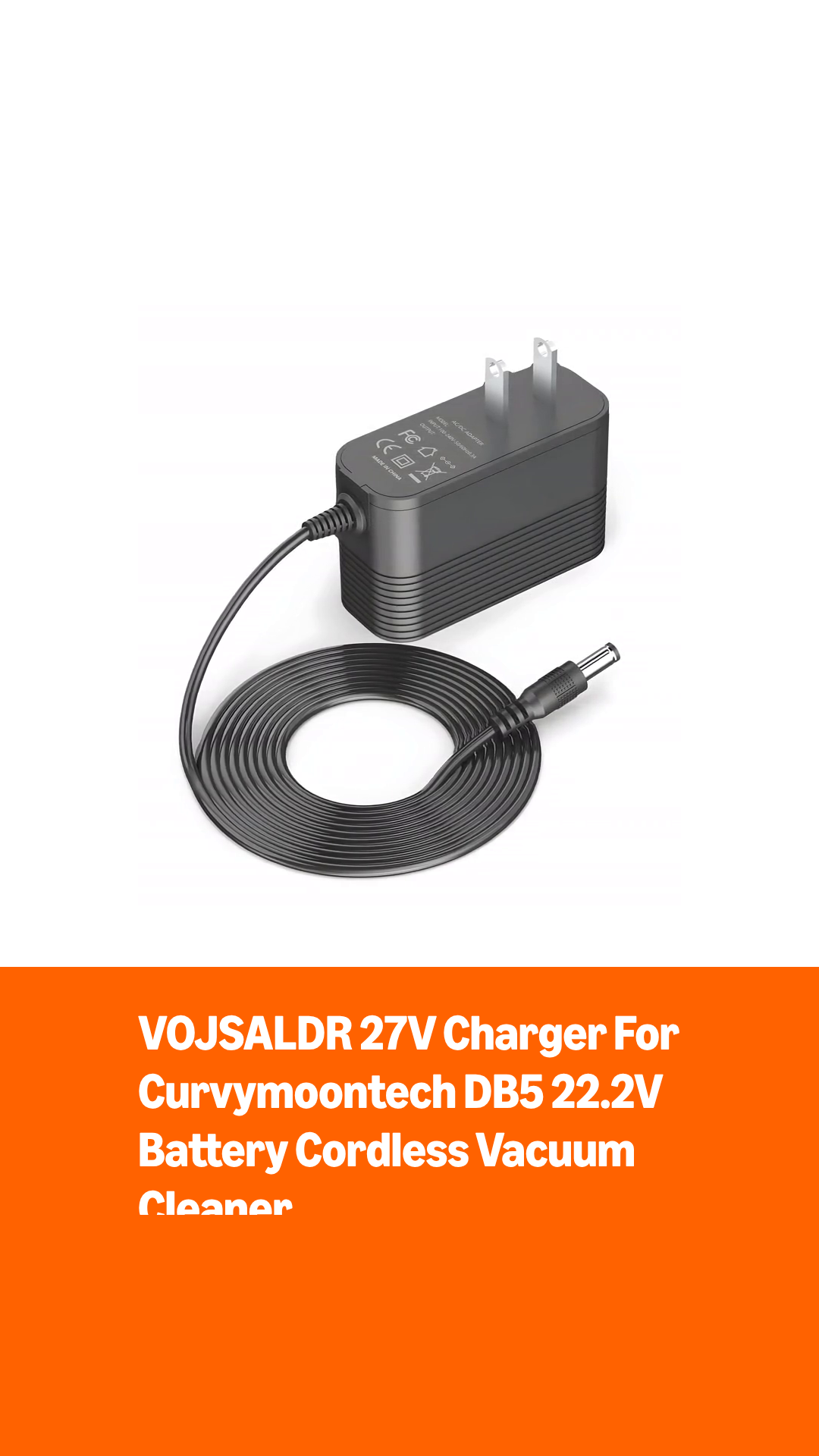 Amazon.com: 27V Charger for 22.2V Battery Cordless Vacuum Cleaner